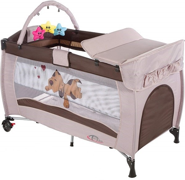 cama de beb/é port/átil apta para beb/és de 0-12 meses cama infantil con toldo y mosquitera Cuna plegable