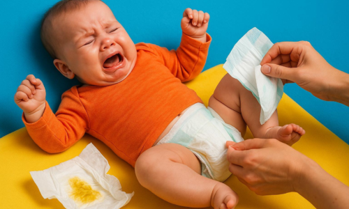 La razón de que algunos bebés odien los cambios de pañal