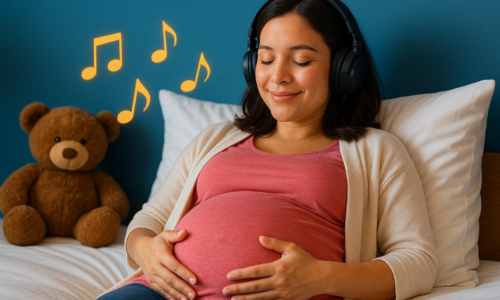 Cómo la música del embarazo influye en el sueño del recién nacido