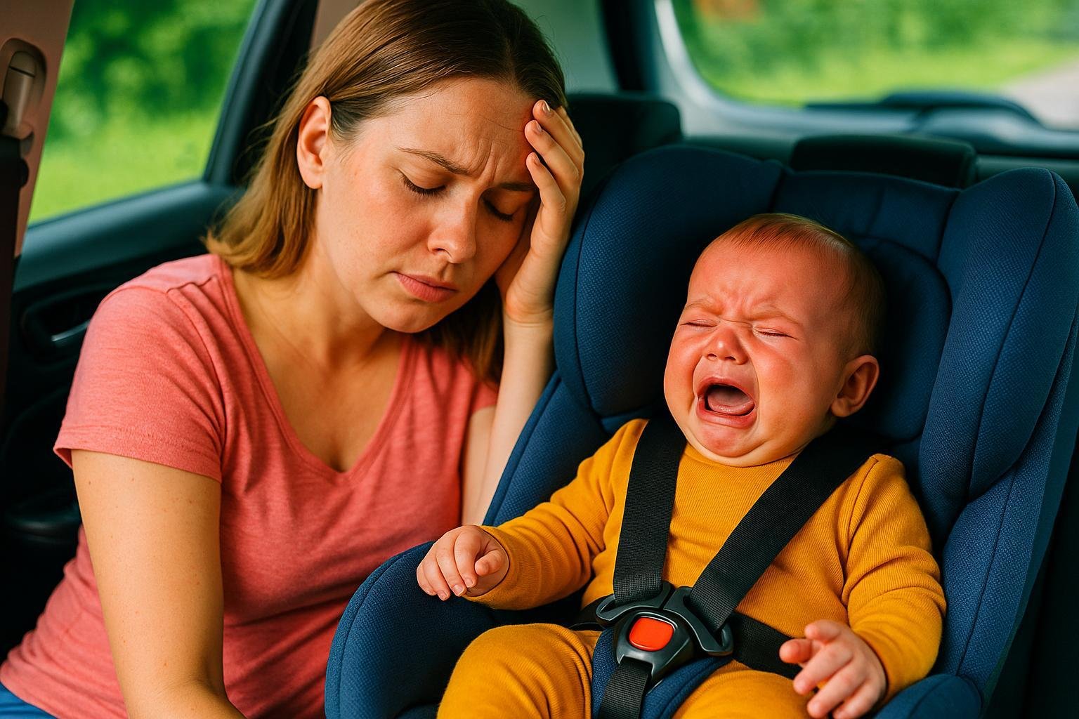 Por qué algunos bebés odian el coche (y soluciones probadas)