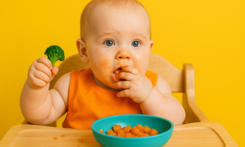 Señales de que tu bebé está listo para comer con las manos