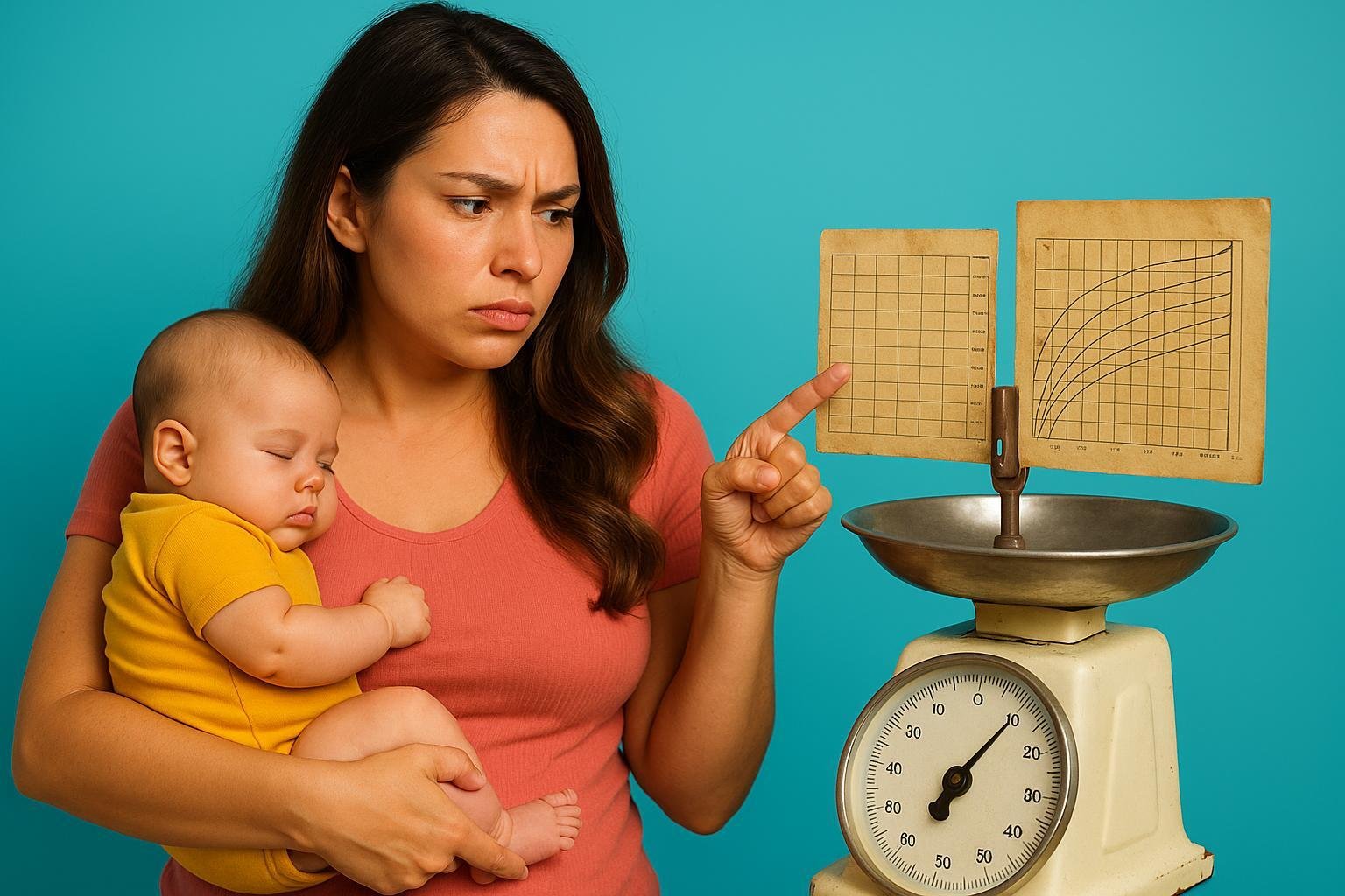 Por qué no debes comparar el peso de tu bebé con las tablas antiguas