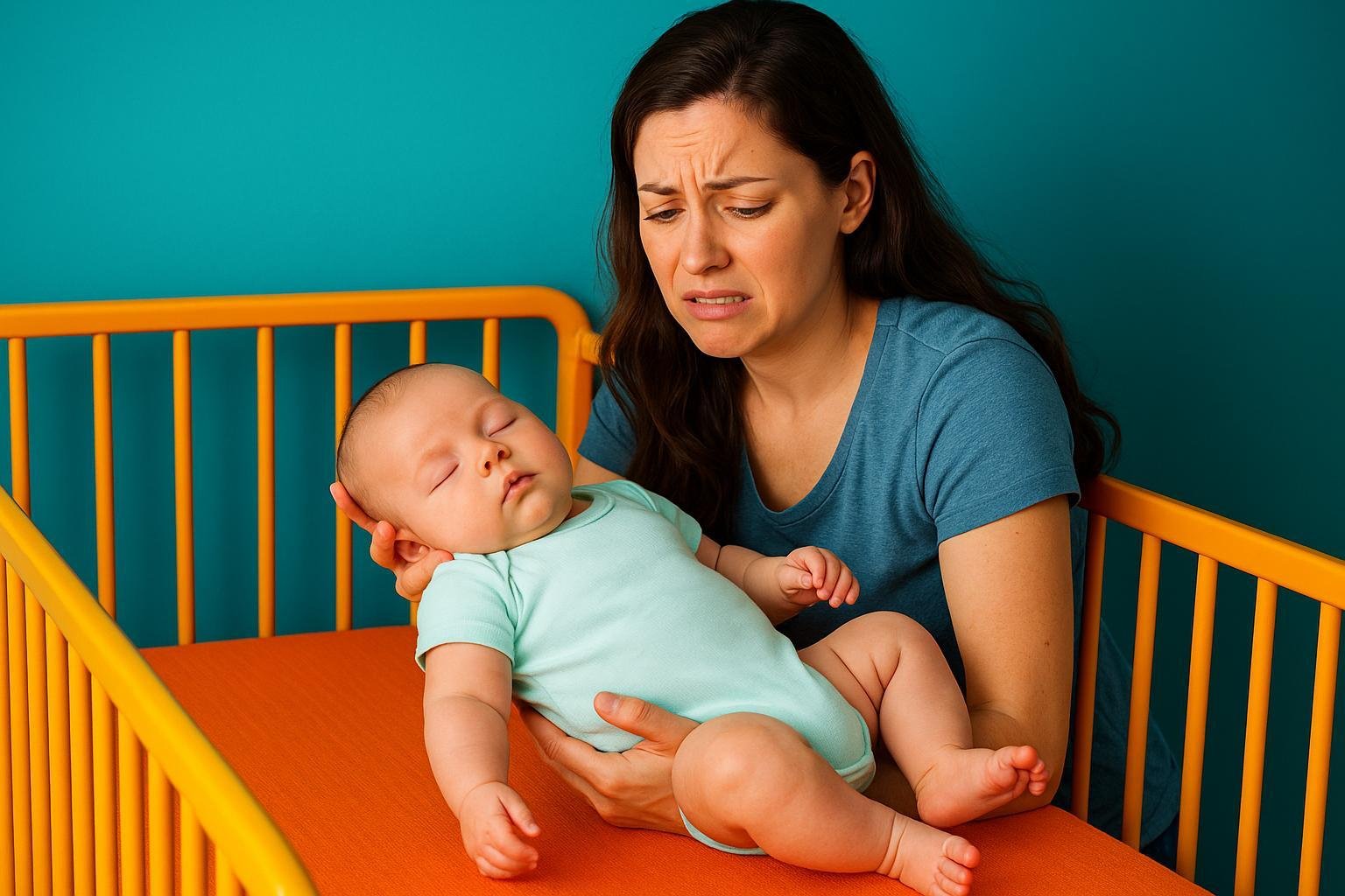 Por qué tu bebé se despierta justo cuando lo acuestas (y cómo solucionarlo)