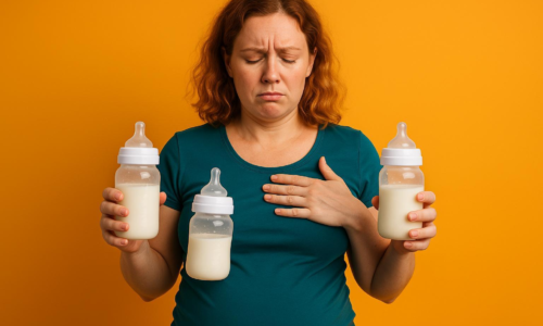 Señales de que estás produciendo leche de más (y qué hacer)