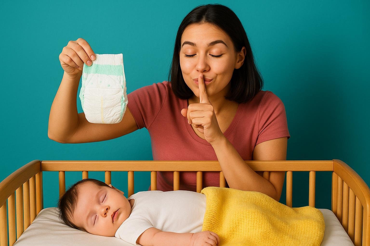 Por qué no debes despertar al bebé para cambiar el pañal de pipí