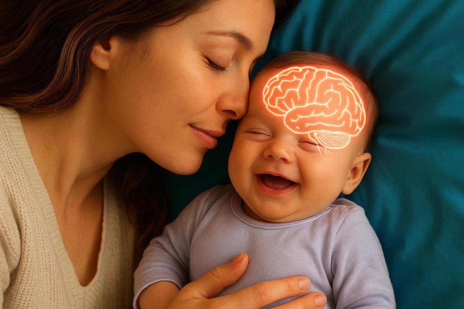 Por qué tu bebé se ríe mientras duerme (la explicación neurológica)