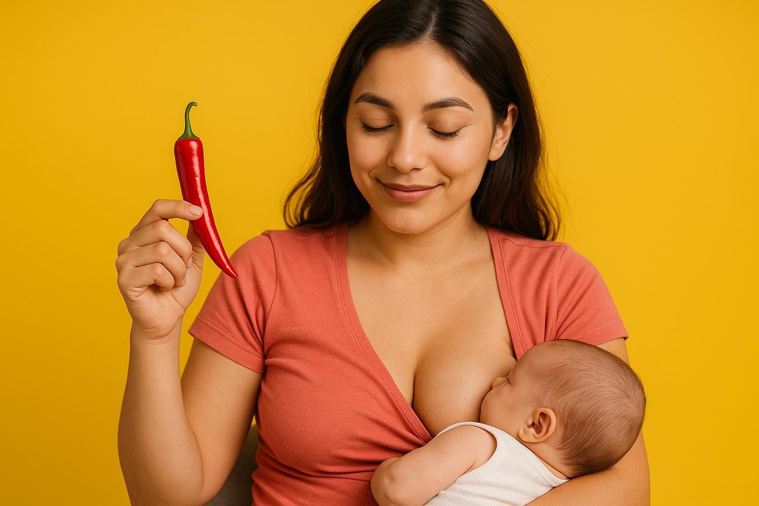 La verdad sobre comer picante durante la lactancia