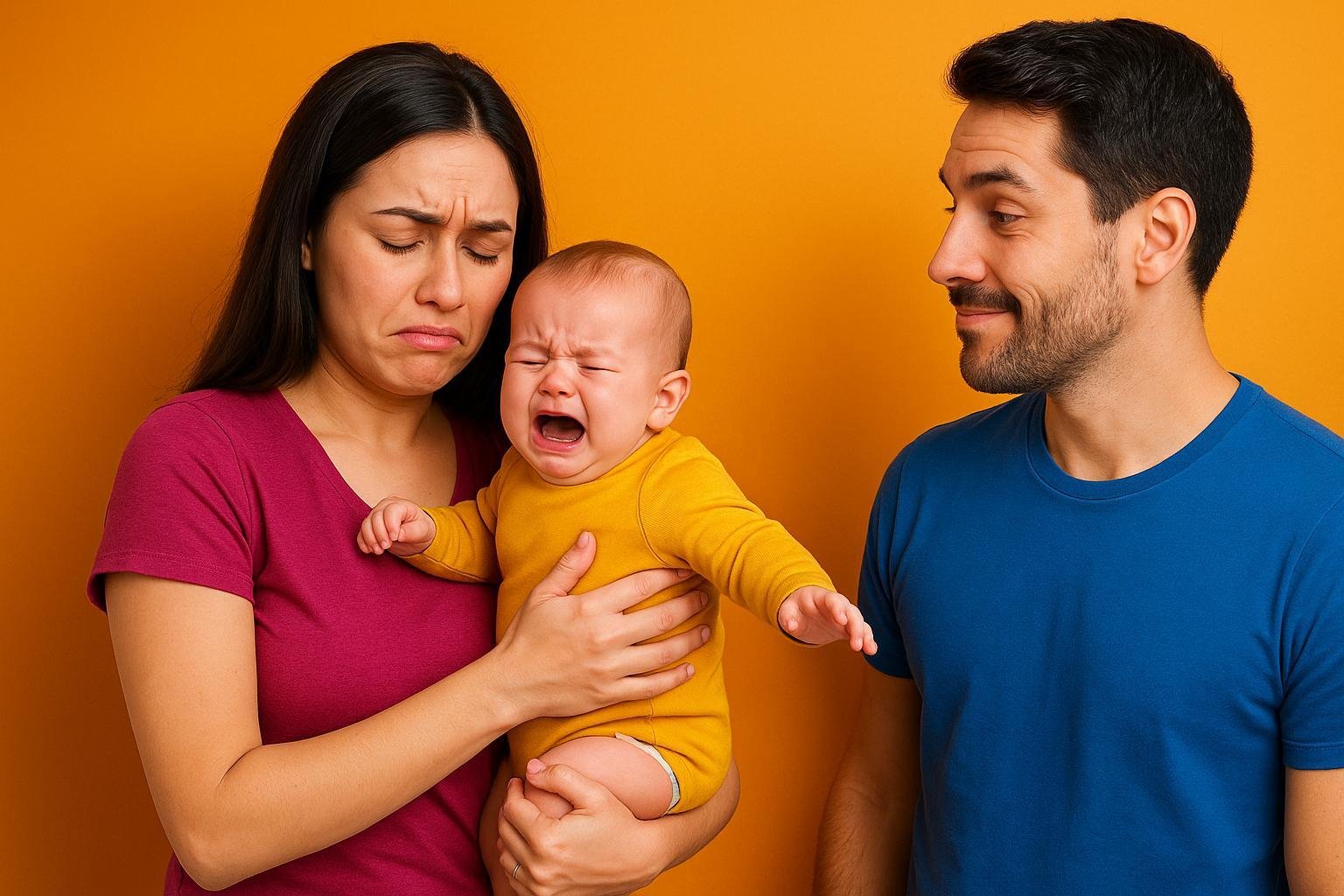 Por qué tu bebé llora más con mamá que con papá (no es lo que piensas)