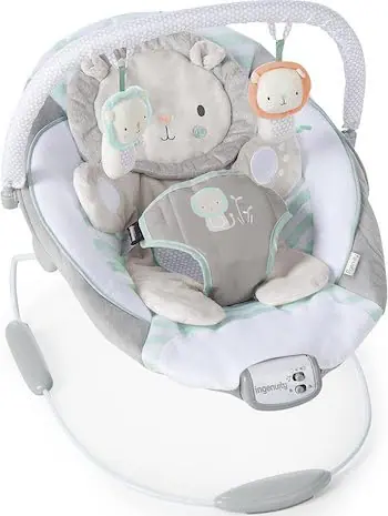 Bebe Confort Starlight Hamaca mecedora bebe, gandulita reclinable en 5  posiciones, con arco de juego, para bebés de hasta 9 kg, Color Warm Grey