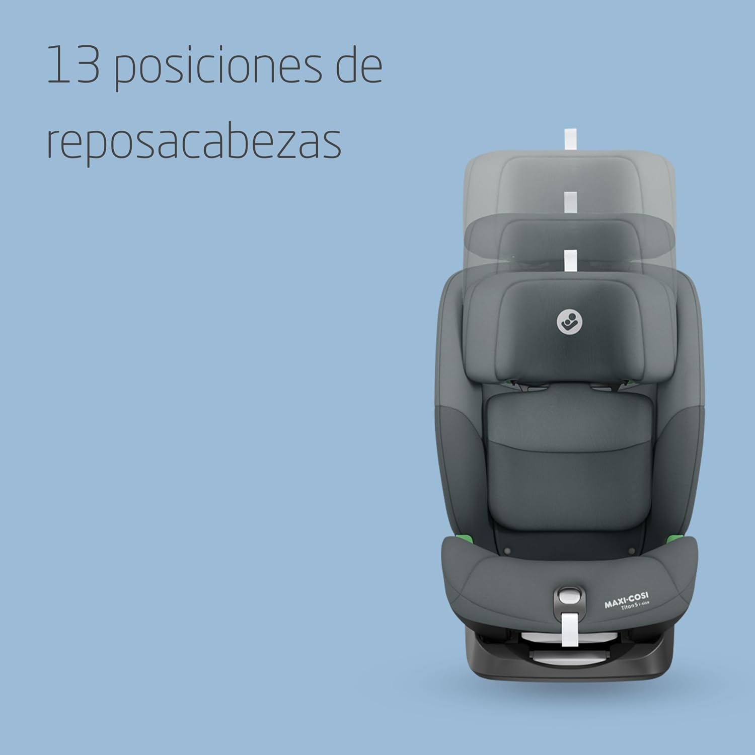 Maxi-Cosi Titan S posiciones del reposacabezas