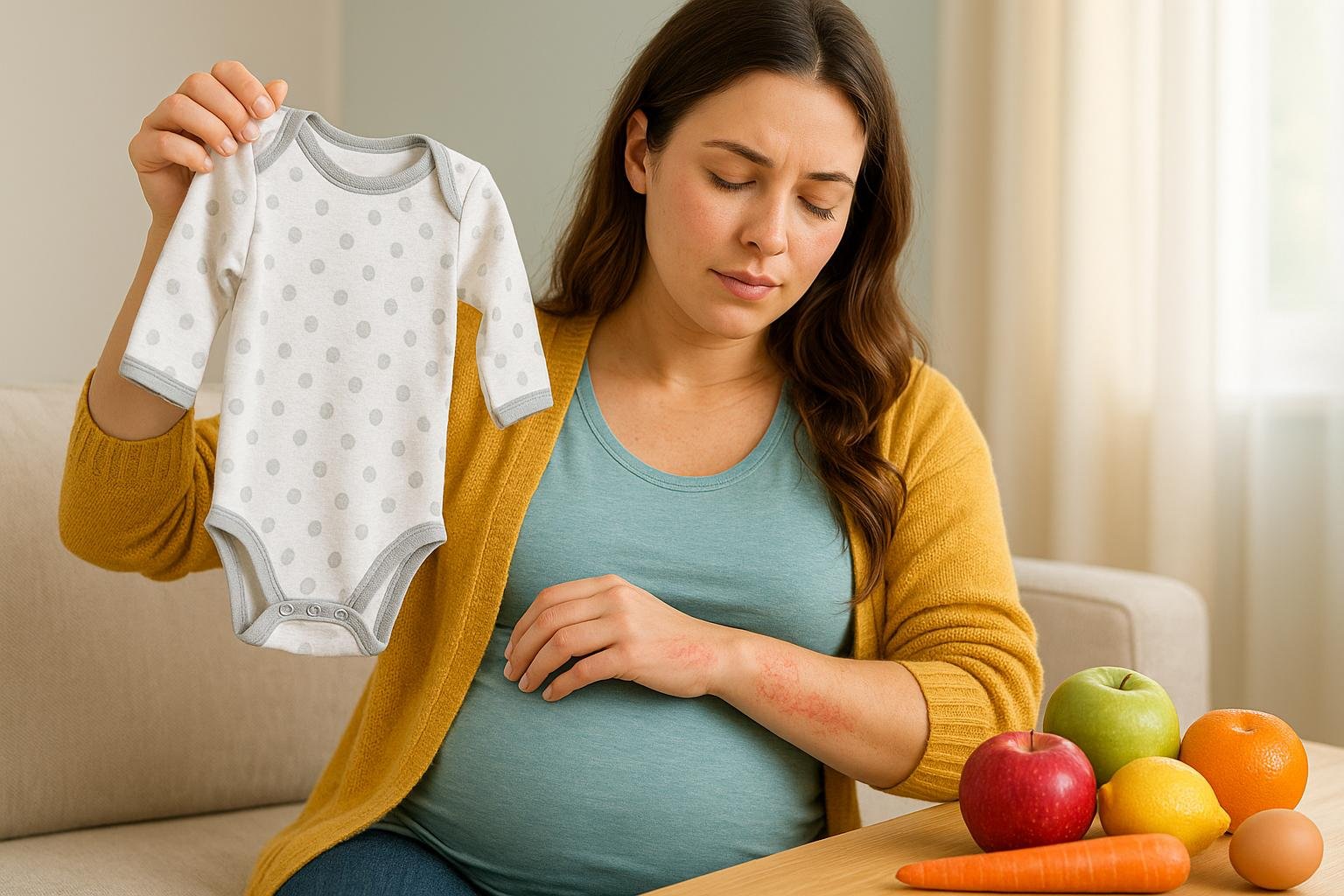 Cómo el eccema puede ser una señal temprana de alergias alimentarias