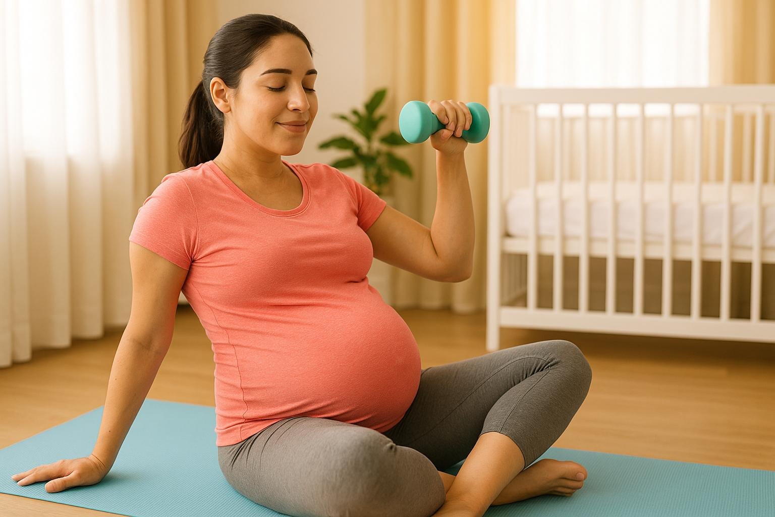 Cómo el ejercicio prenatal influye en los patrones de sueño del recién nacido