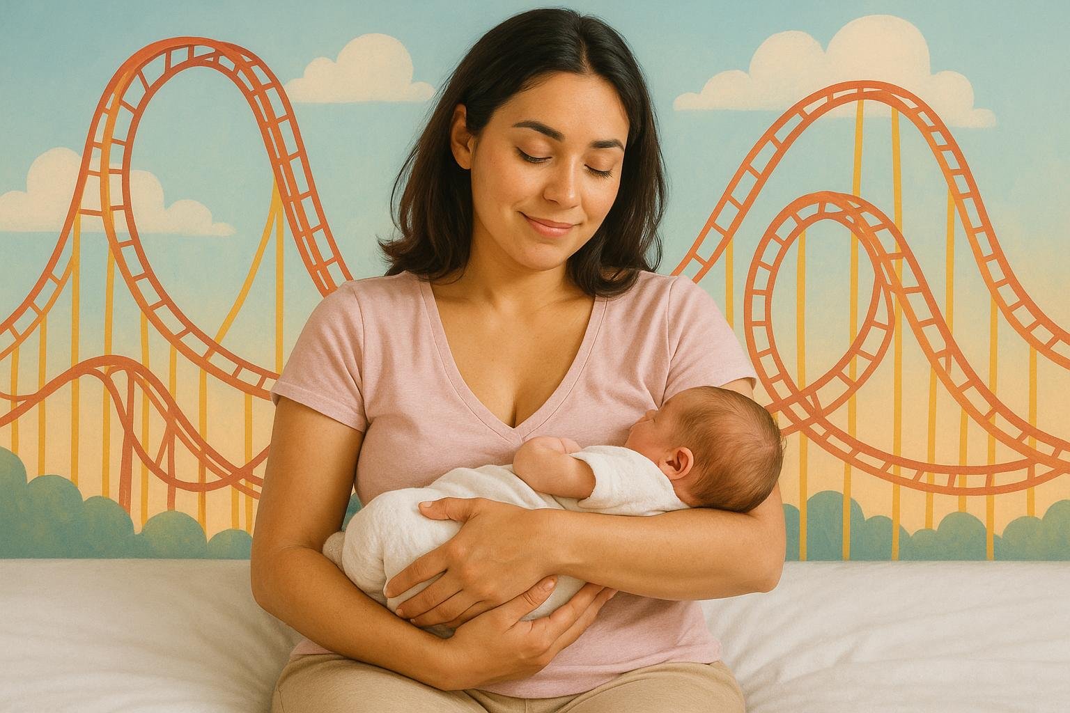 - La montaña rusa invisible: cómo varían las hormonas tras el parto