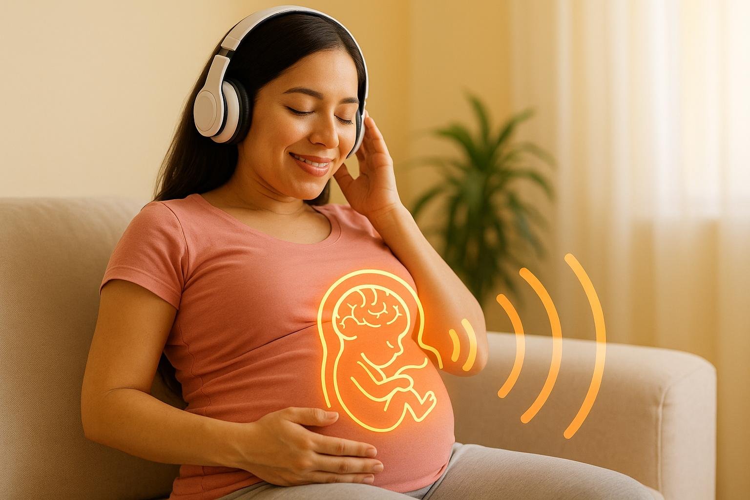 La influencia de los sonidos repetidos en el desarrollo cerebral fetal